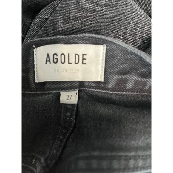 Agolde 90s Pinch Waist Short in Nix - Picture 4 of 5